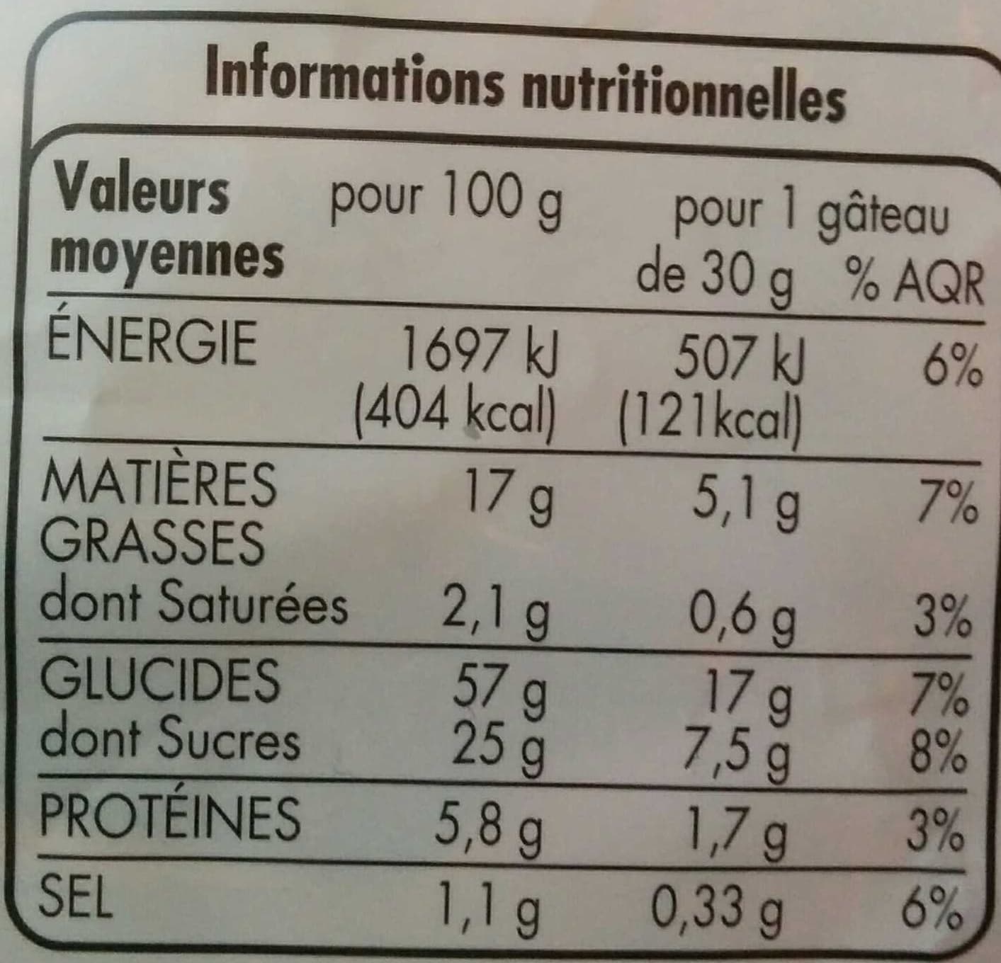 TLJ Mini gâteaux aux pépites de chocolat packshot