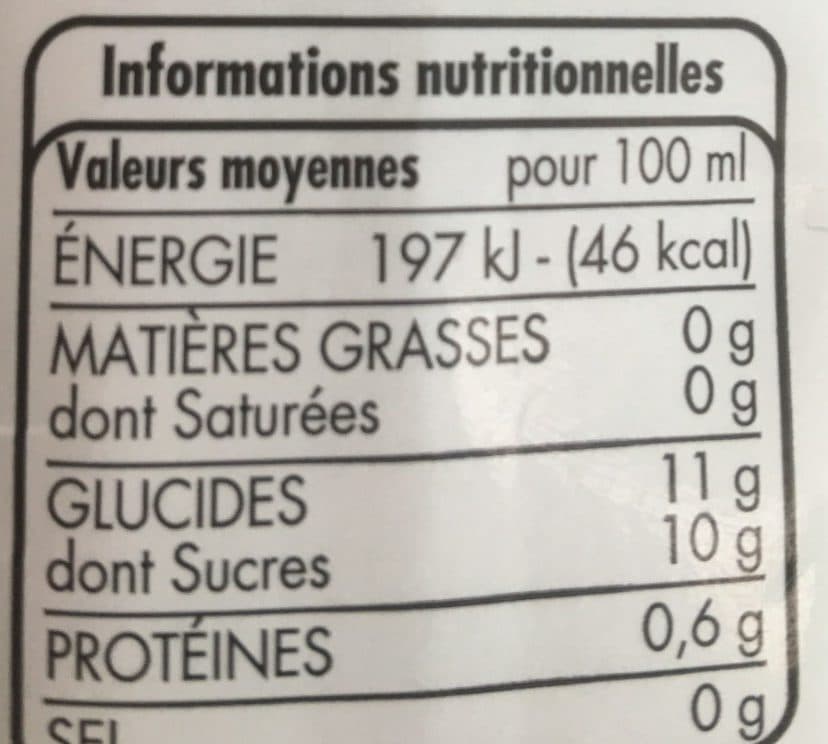 Tous les jours Nectar multifruits packshot