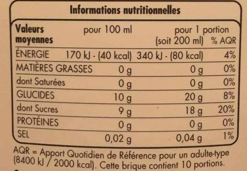 TLJ Nectar orangeà base de concentré packshot