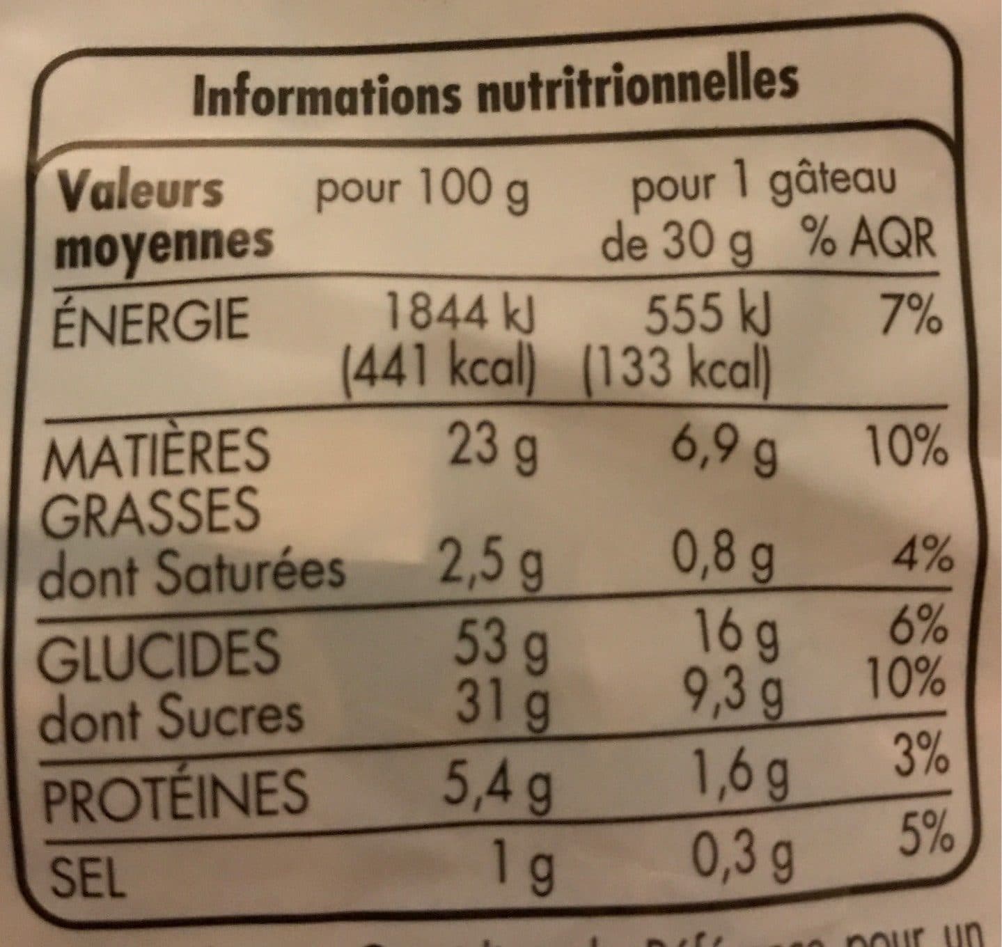 Tous les jours Mini Gâteaux fourrage goût chocolat noisettes packshot