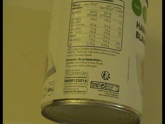Tous les jours Haricots blancs packshot