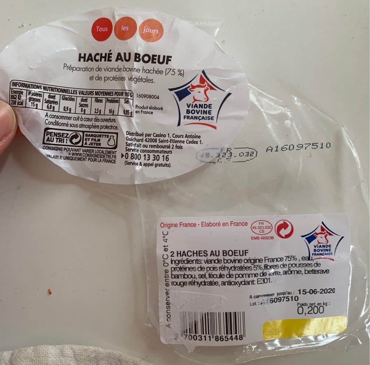 Casino Haché au Bœuf packshot