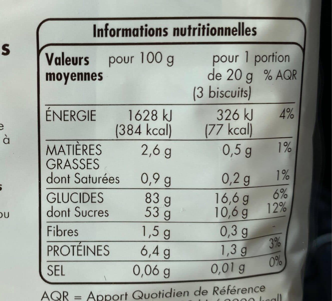 Tous les jours Boudoirs aux oeufs frais packshot