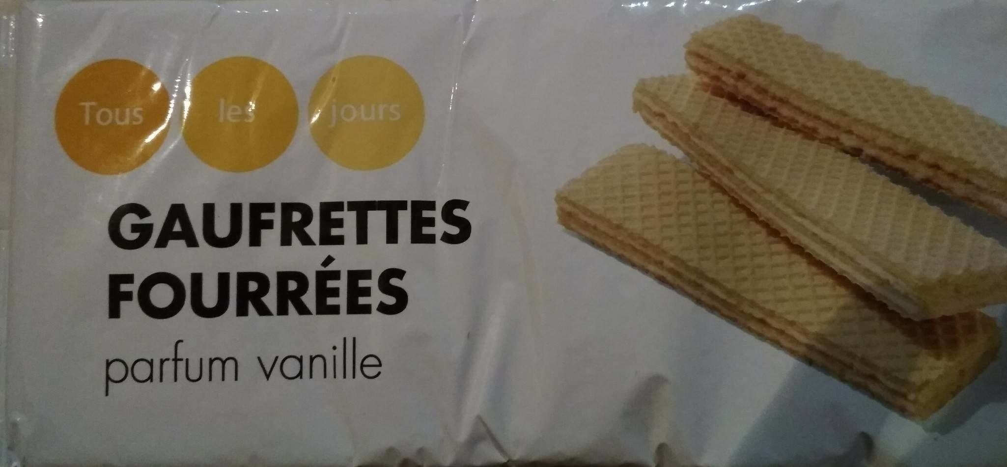 TLJ Gaufrettes fourrées fourrage saveur vanille packshot