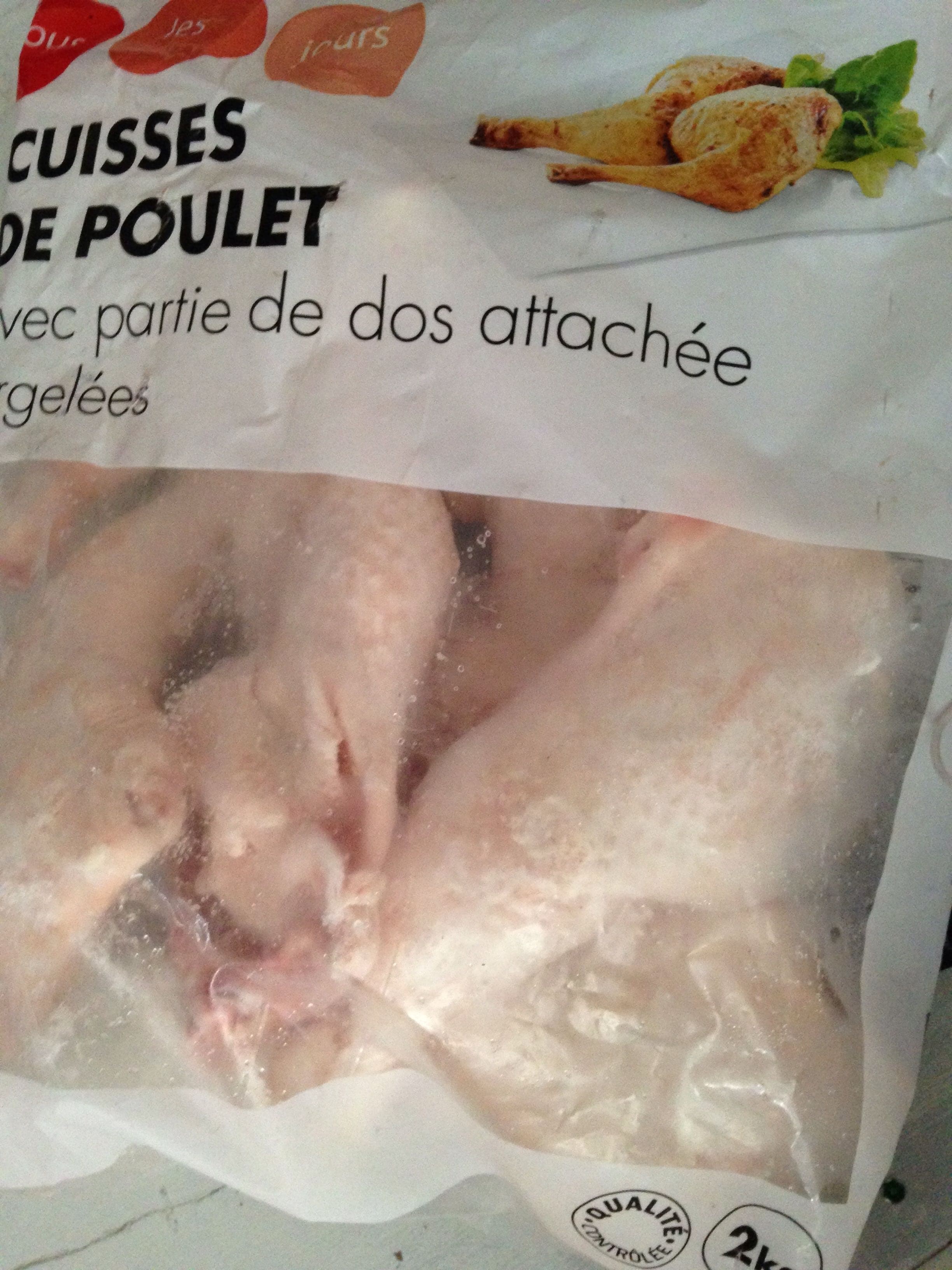 TLJ Cuisse de poulet crue surgelée packshot