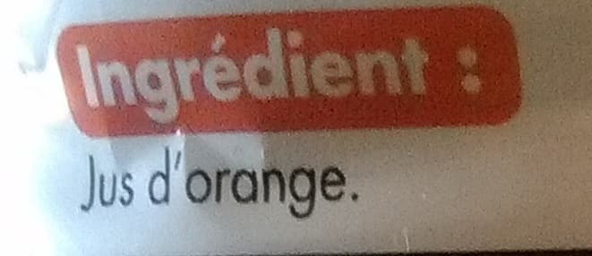 Groupe Casino Jus d'Orange packshot