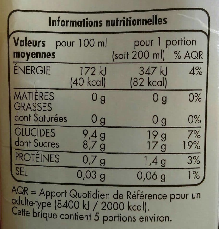 Tous les jours Jus orange packshot