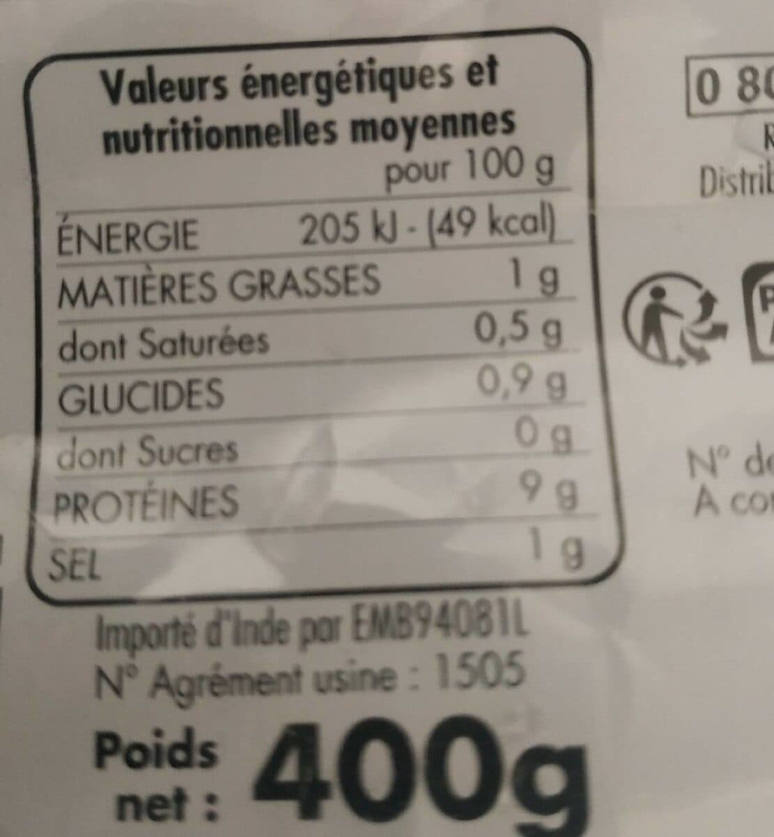Tous les jours Crevettes Décortiquées Cuite Surgelées packshot
