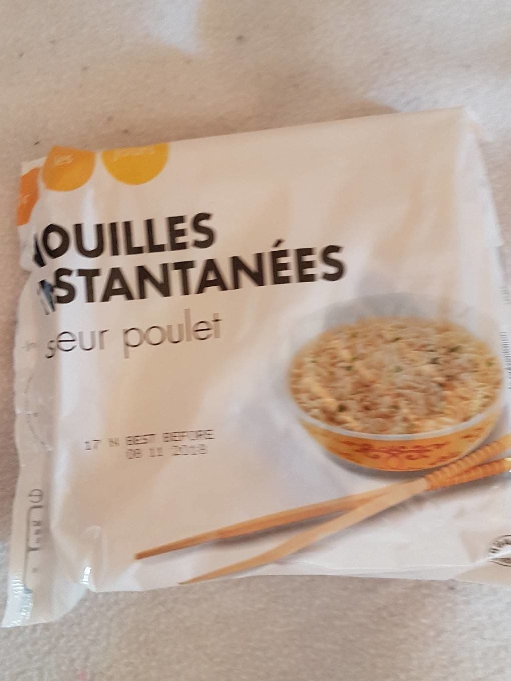 Tous les jours Nouilles asie saveur poulet packshot