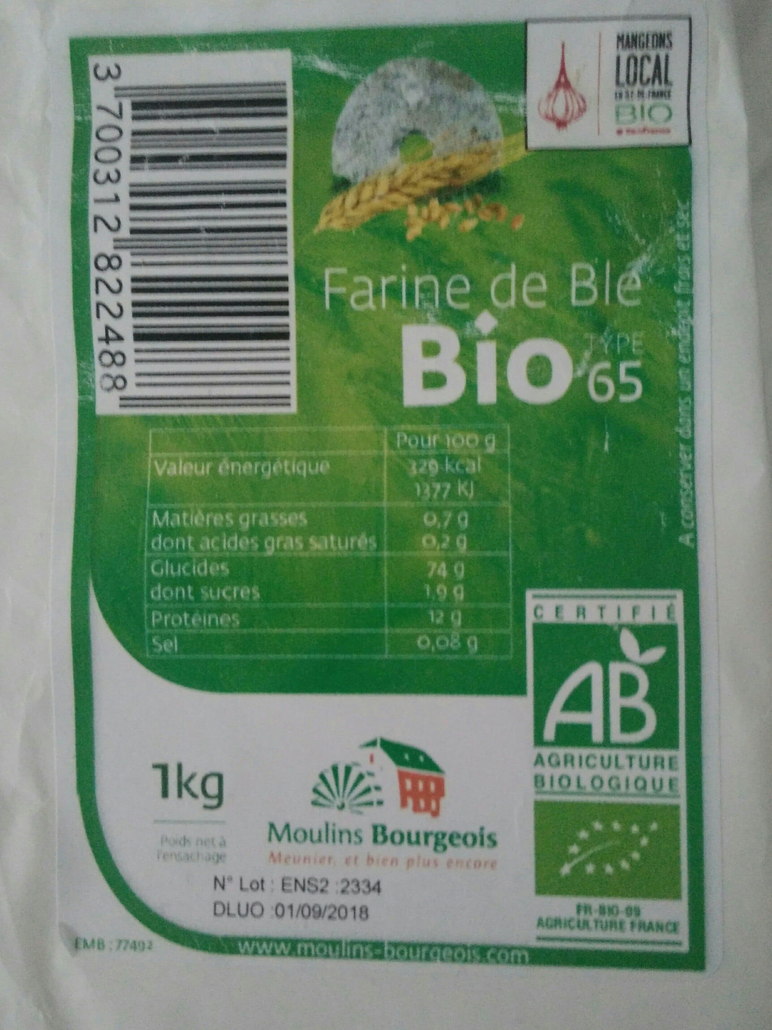 Moulins Bourgeois Farine de blé packshot