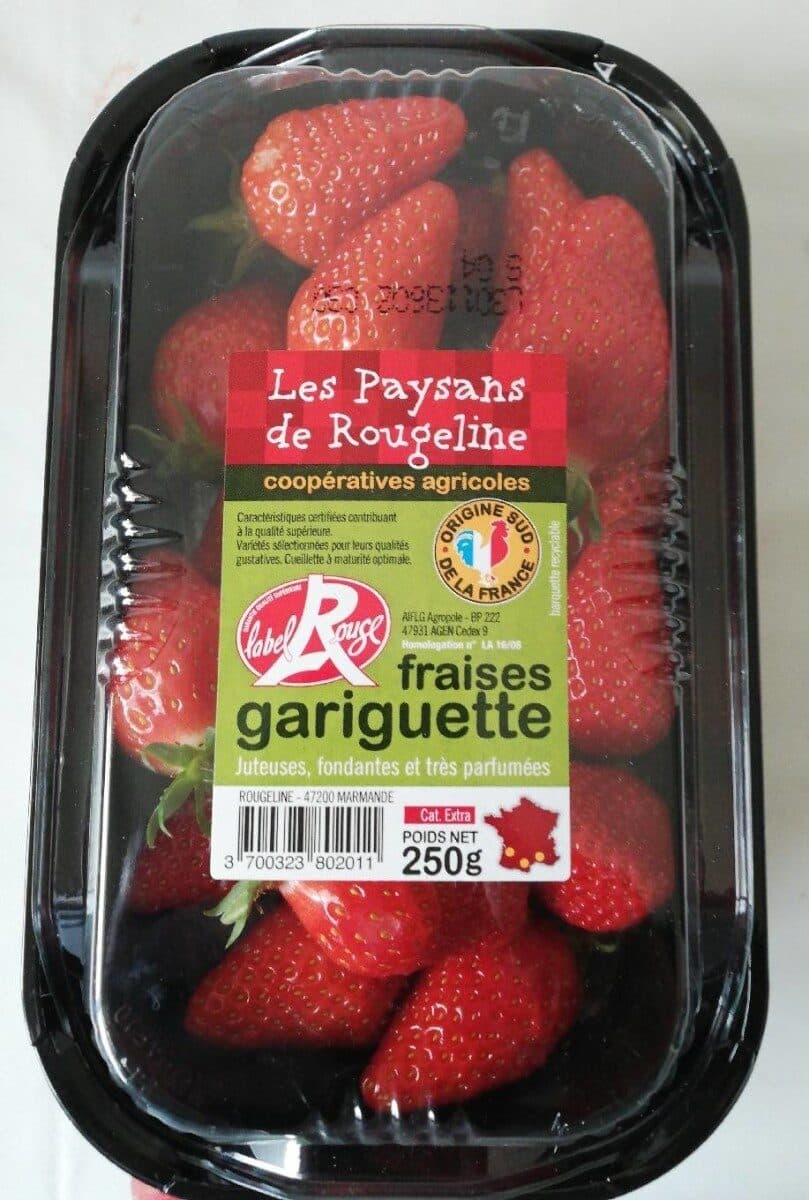 Les Paysans de Rougeline Fraises Gariguette packshot