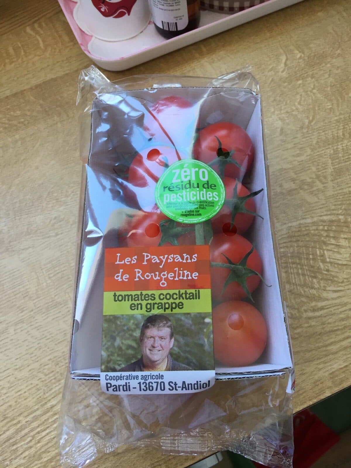 Les Paysans de Rougeline Tomates cocktail en grappe packshot