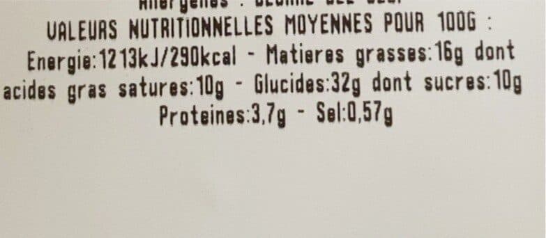Les 3 Meuniers Chaussons aux pommes Pur Beurre avec morceaux de pommes packshot