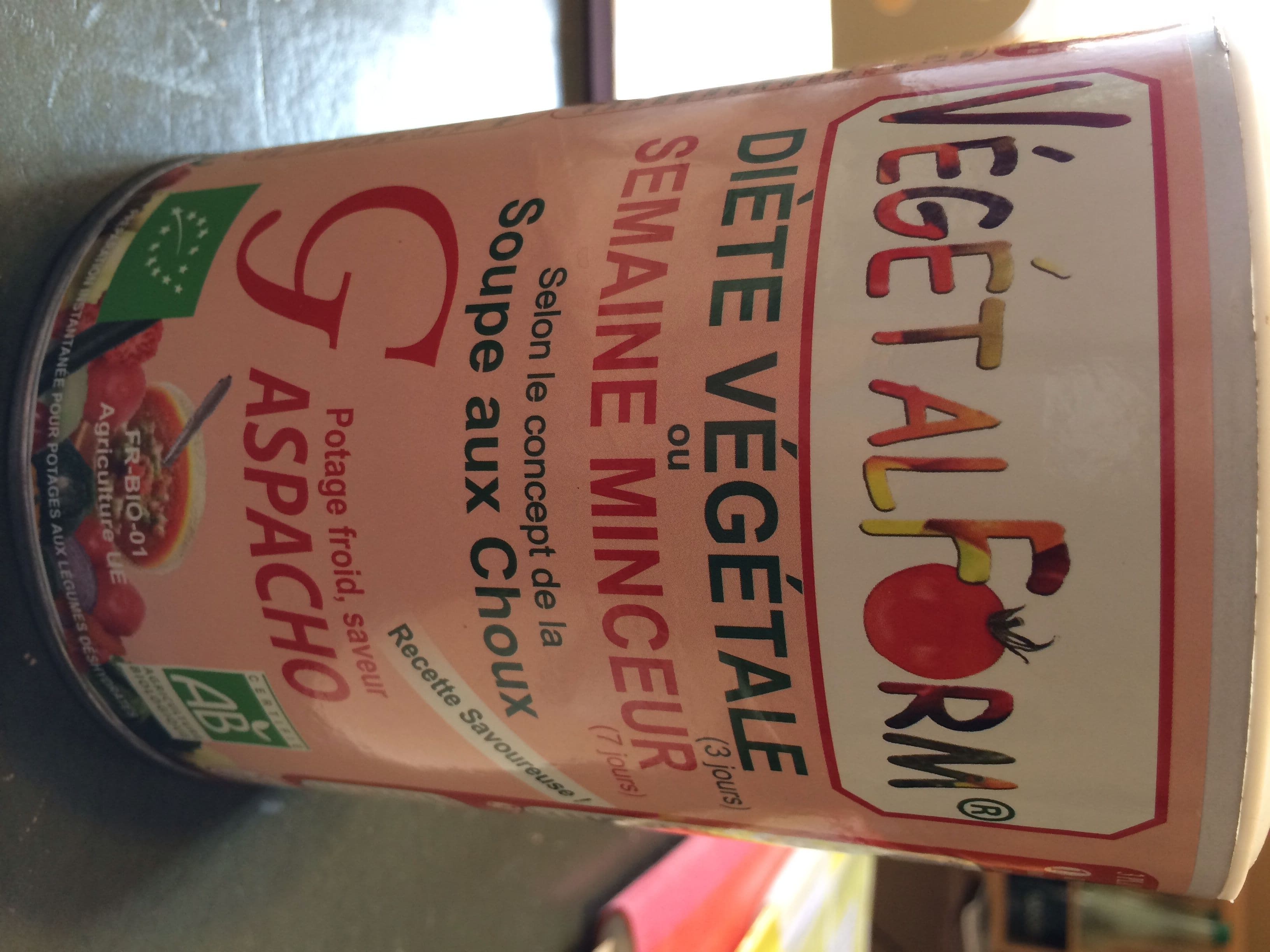 Végétalform Potage froid saveur gaspacho packshot