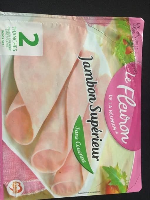 Le Fleuron de la Réunion Jambon Supérieur sans Couenne packshot