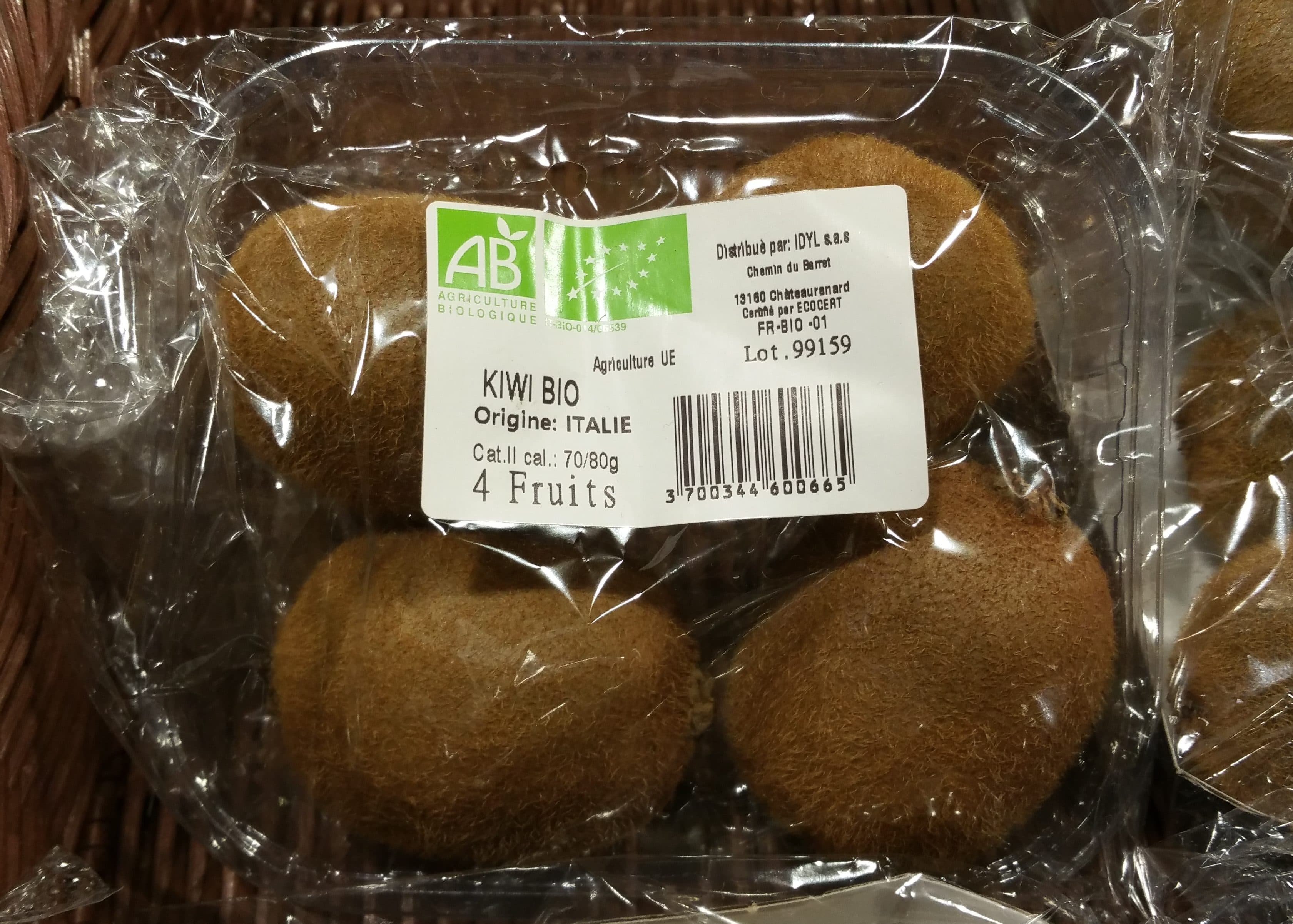 IDYL S.A.S. Kiwi Bio packshot