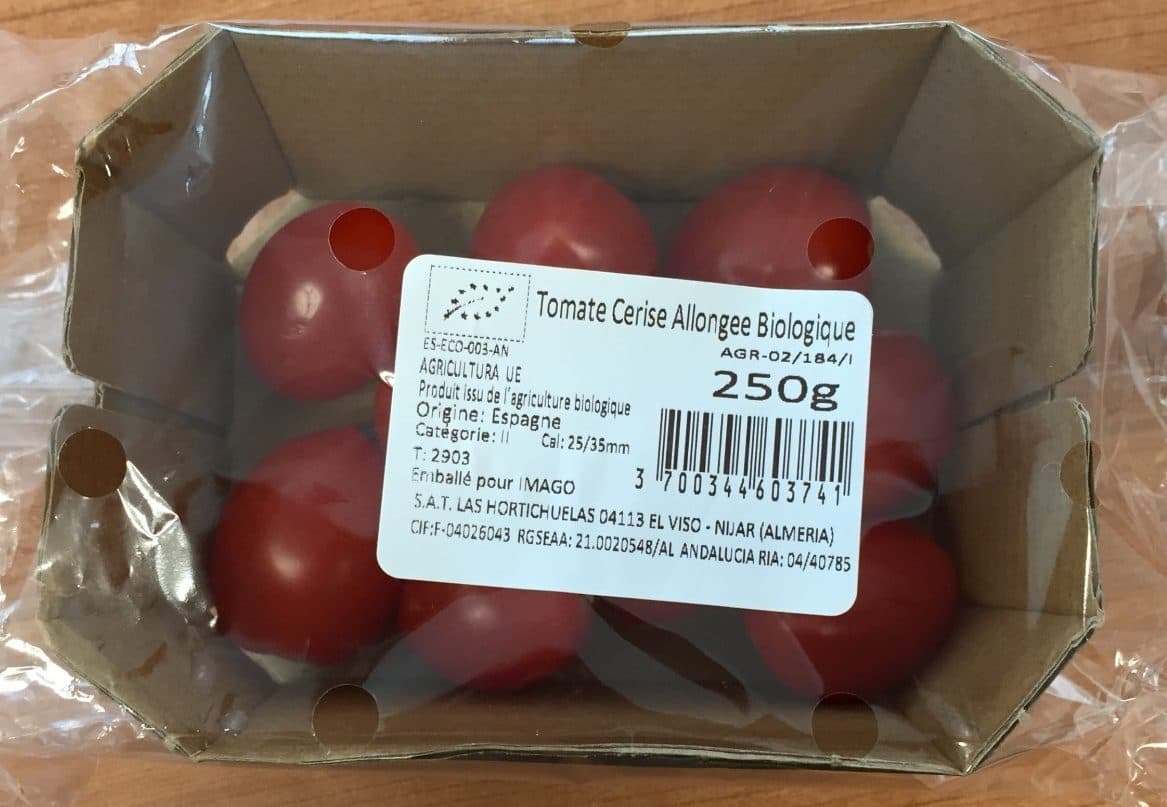 Imago Tomates Cerise Allongée Bio packshot