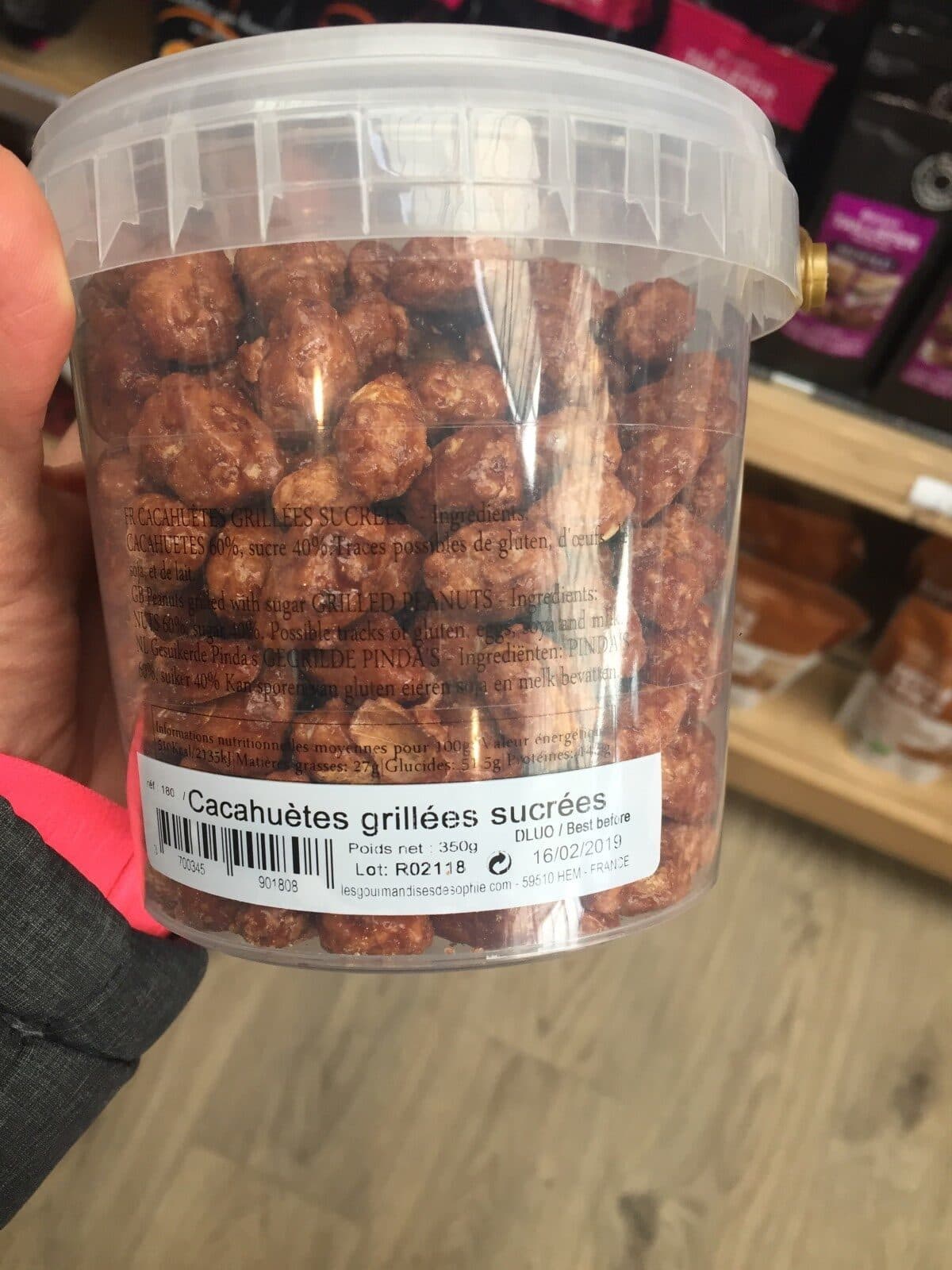 Les mousquetaires Cacahuetes grillees sucrees packshot
