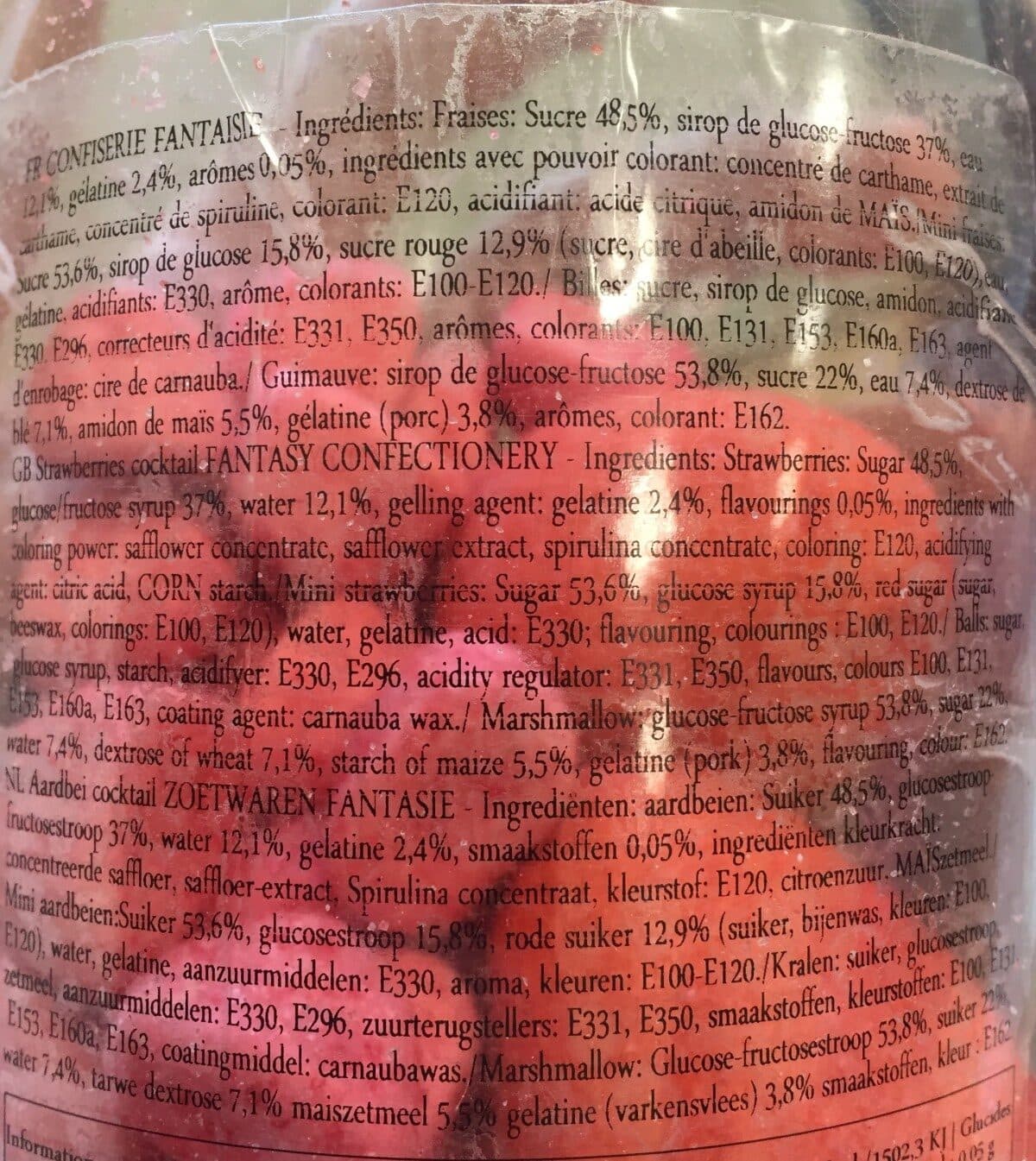 Les Gourmandises De Sophie Cocktail Fraises packshot