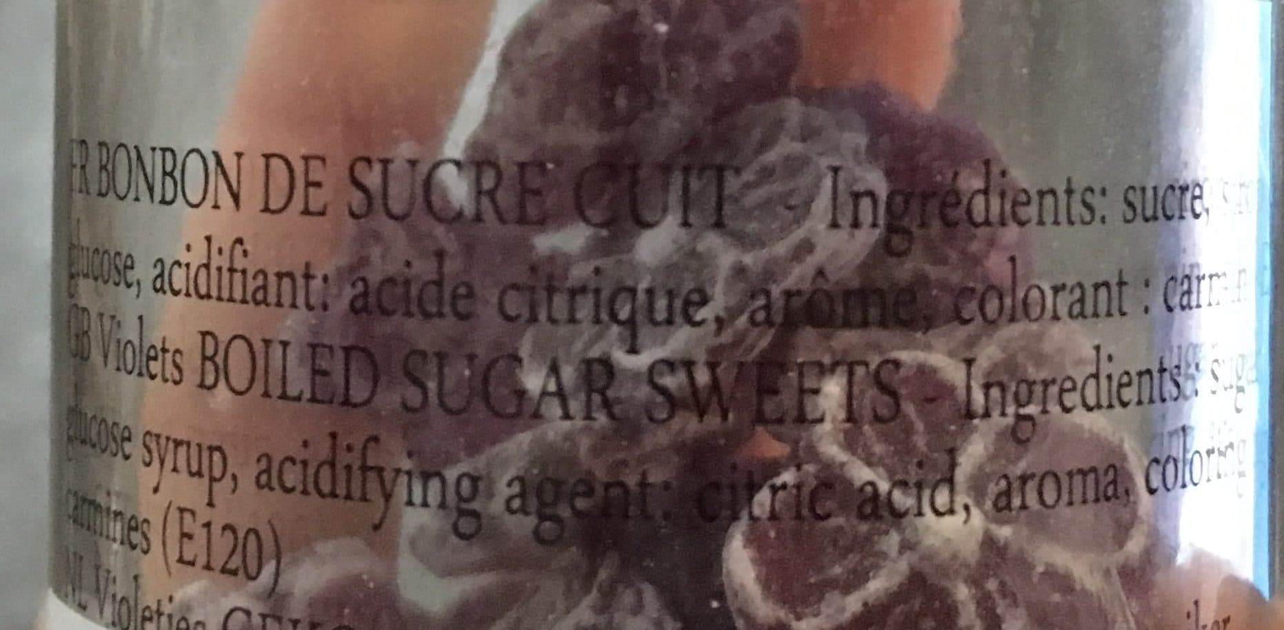 Les Gourmandises De Sophie Bonbonnière De Violettes 80 G packshot