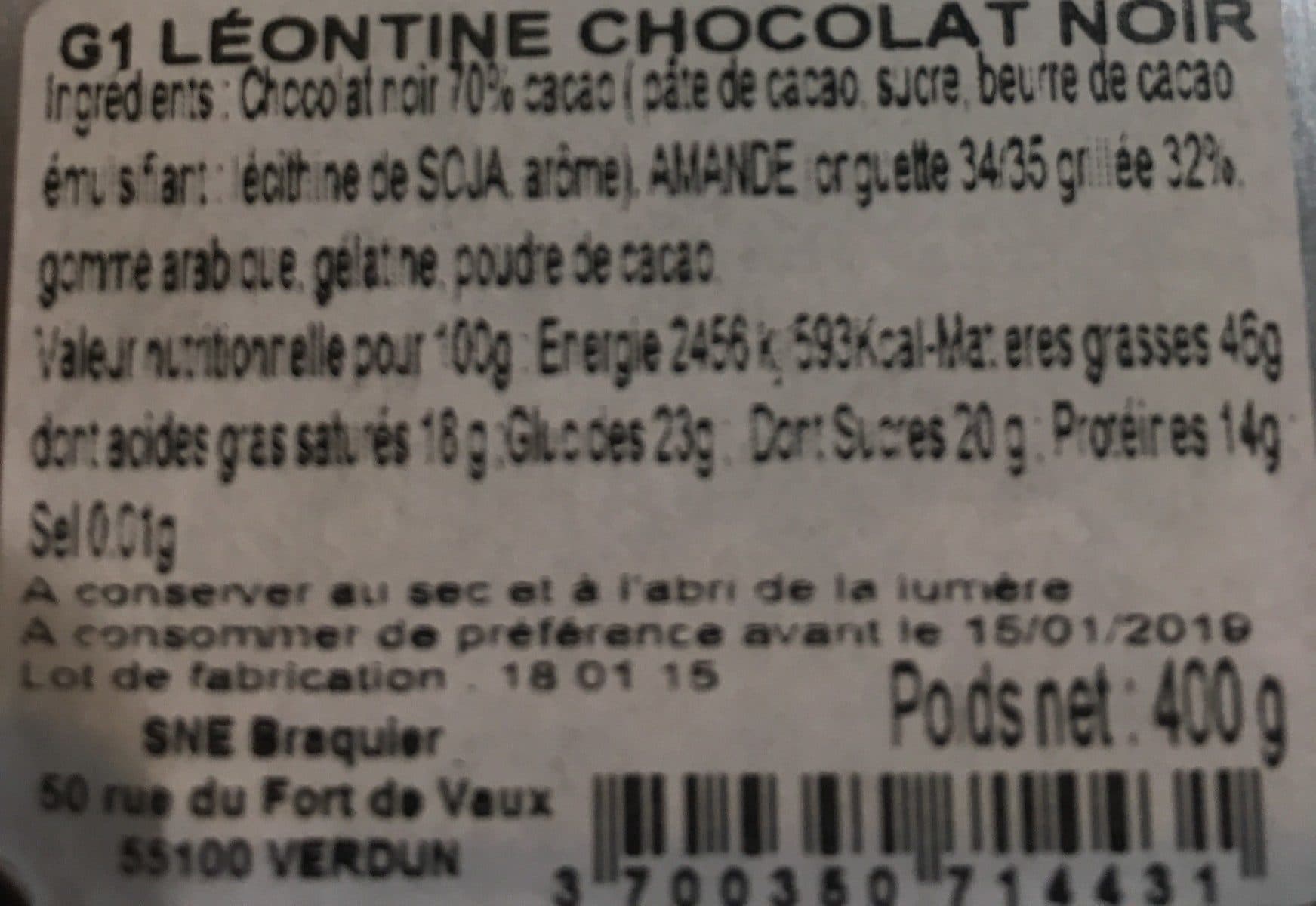 Open Food Facts Dragées de Verdun packshot