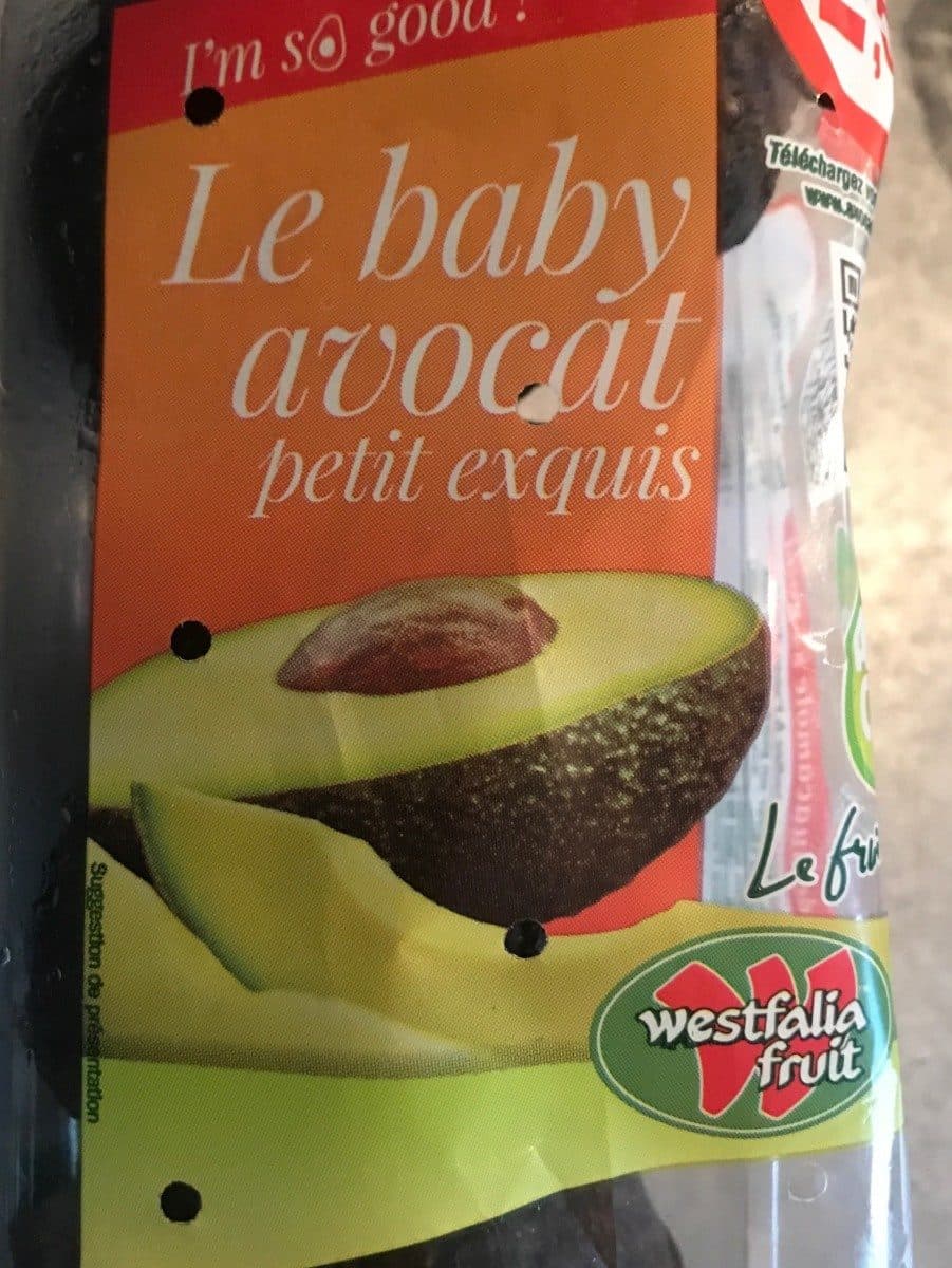 Open Food Facts Baby avocat packshot