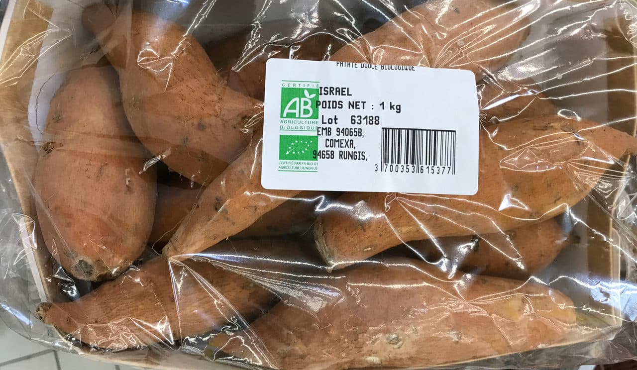 Comexa Patate douce biologique packshot