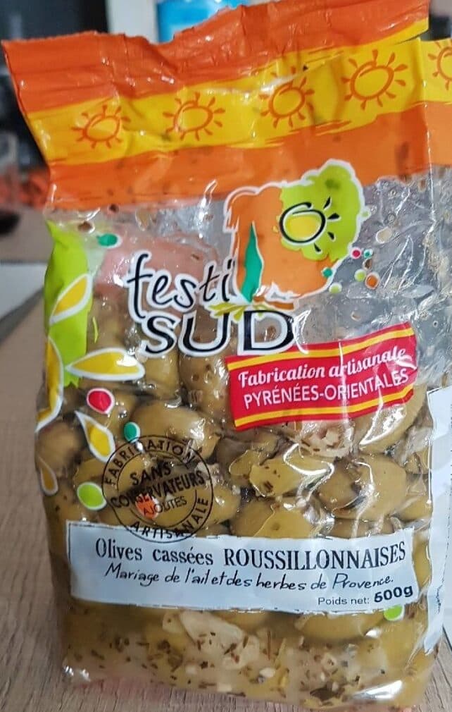 Festi Sud Olives Cassées Roussillonnaises packshot
