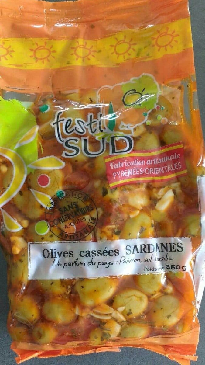 Open Food Facts Olives cassées sardanes packshot