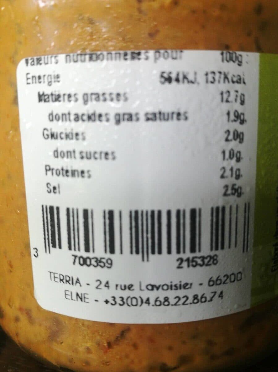 Open Food Facts Olivade catalane packshot