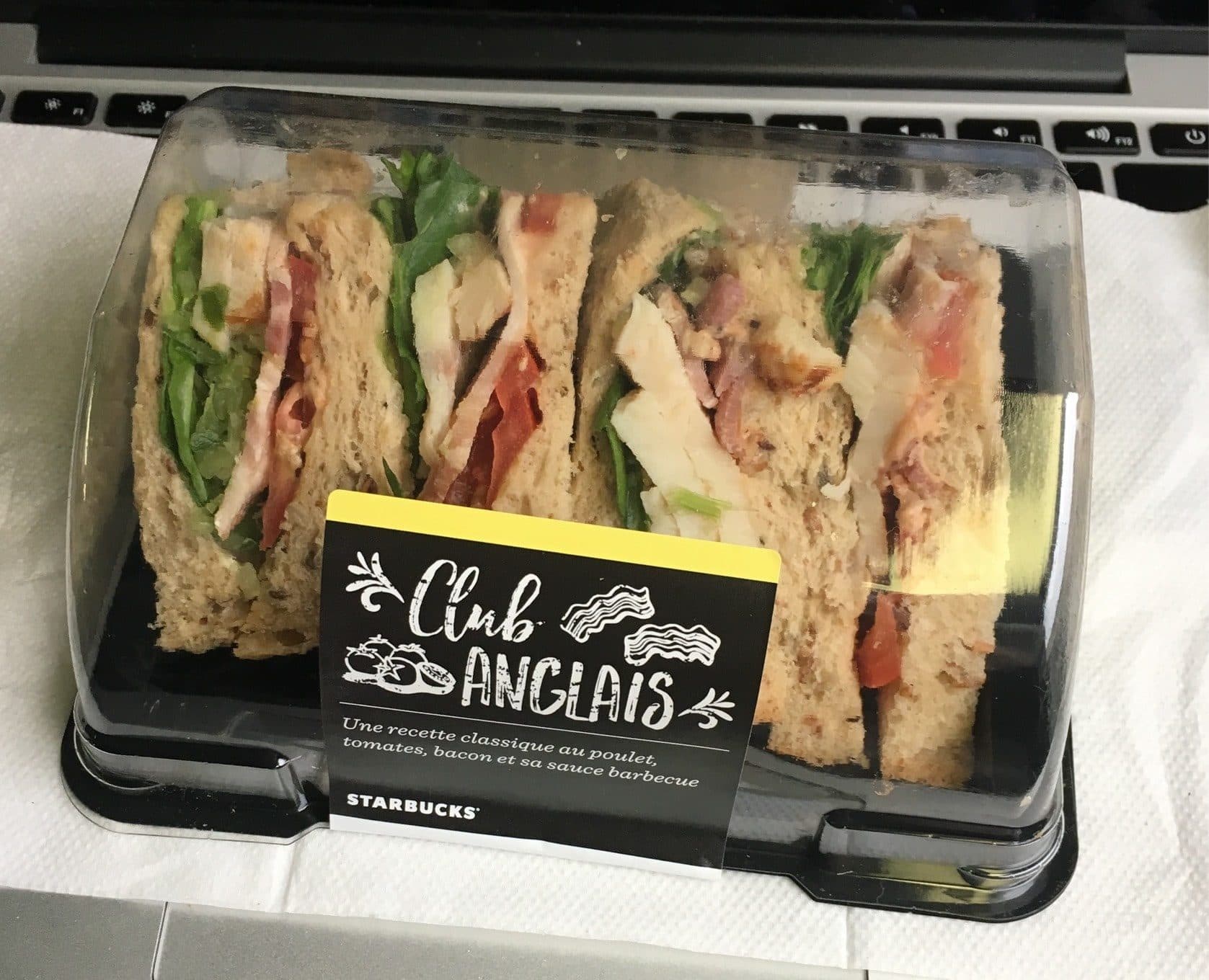 Starbucks Sandwich Club Anglais packshot