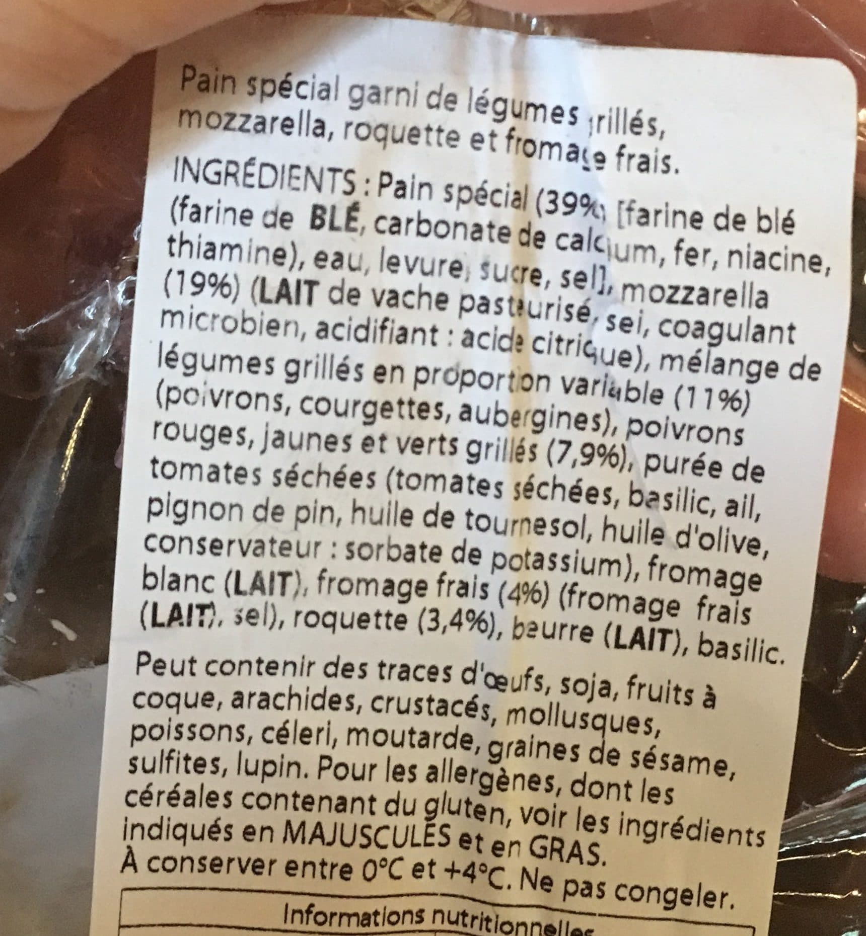 Starbucks Veggie wrap packshot