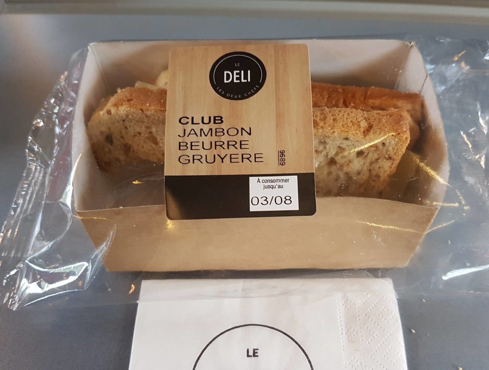 Open Food Facts Club jambon beurre gruyère packshot
