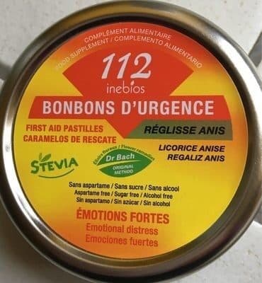 Laboratoires Inebios Bonbons d’urgence packshot