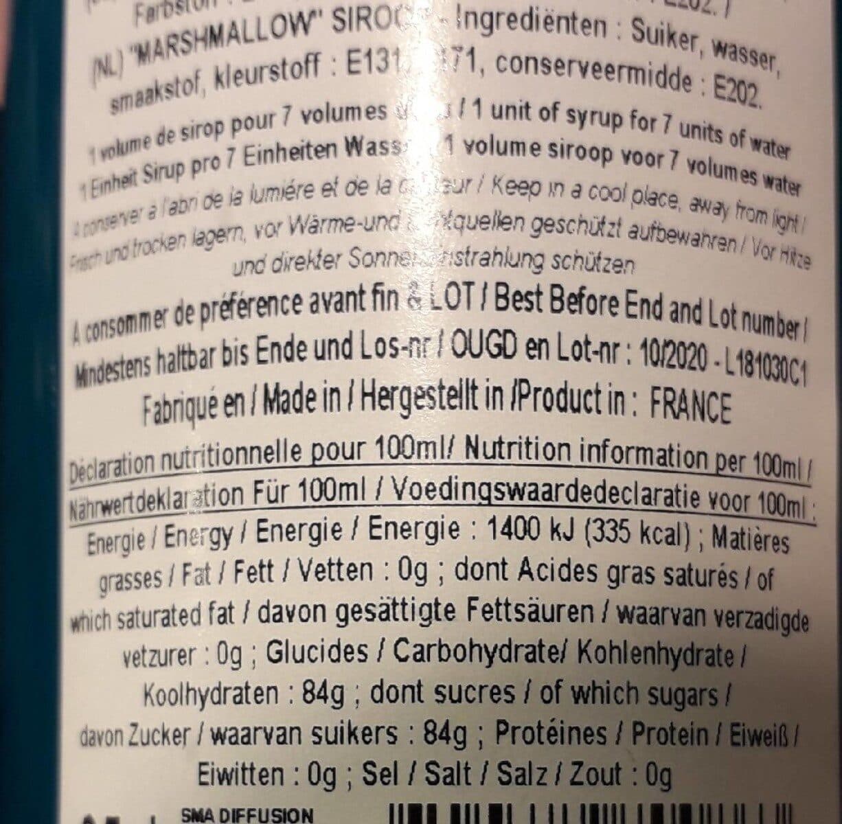 A'ROM Sirop Guimauve packshot