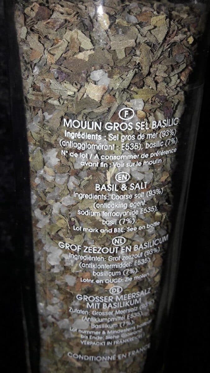Open Food Facts Gros sel basilic packshot
