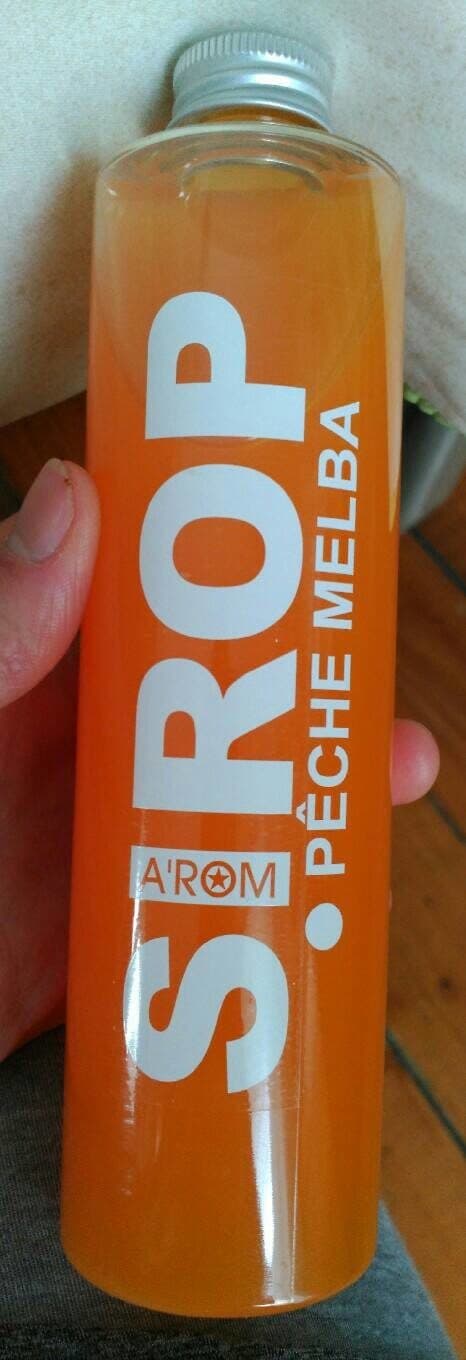Arom Sirop Pêche Melba packshot