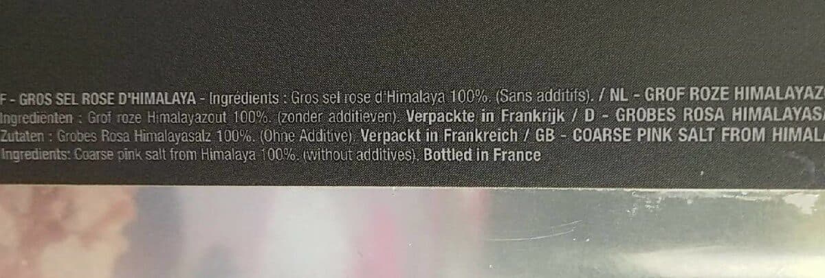 Open Food Facts Sel rose d'himalaya packshot