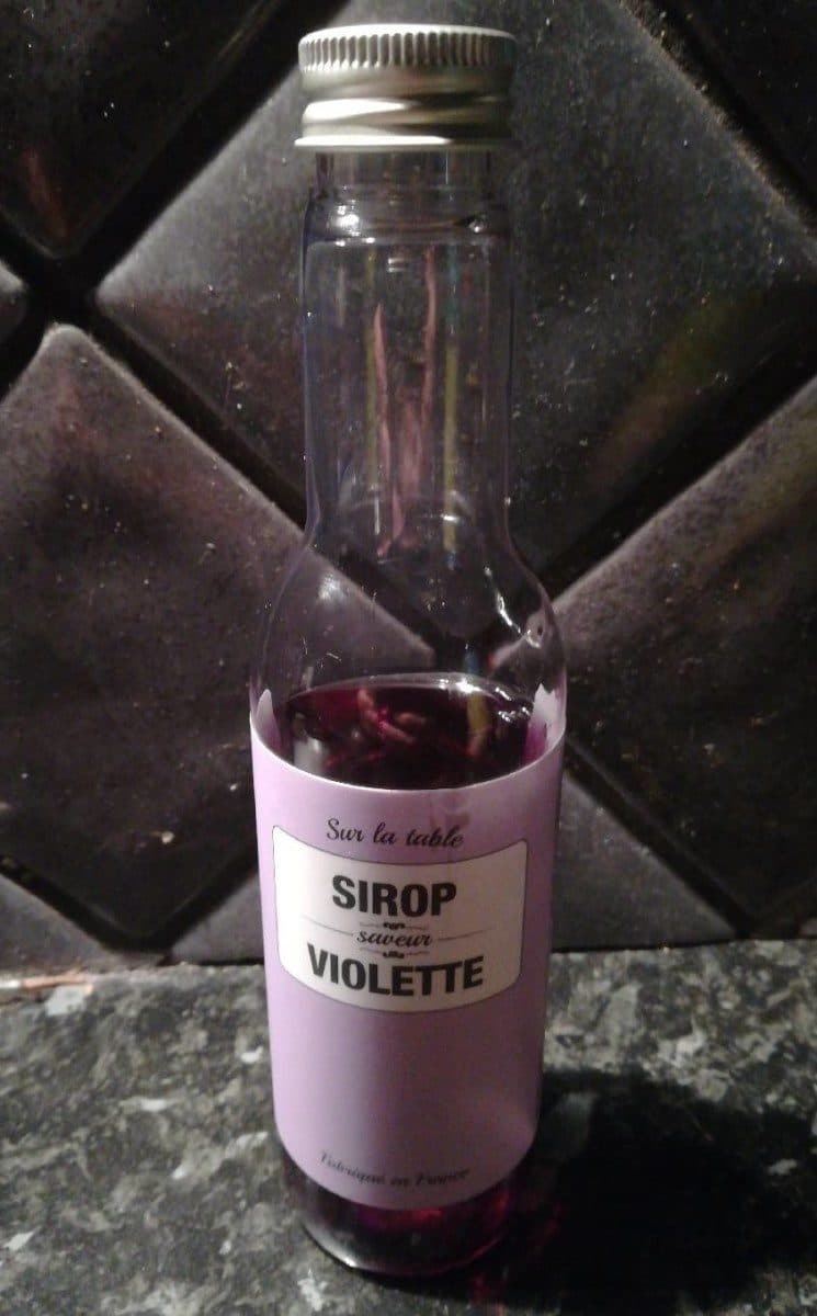 Open Food Facts Sirop violette packshot