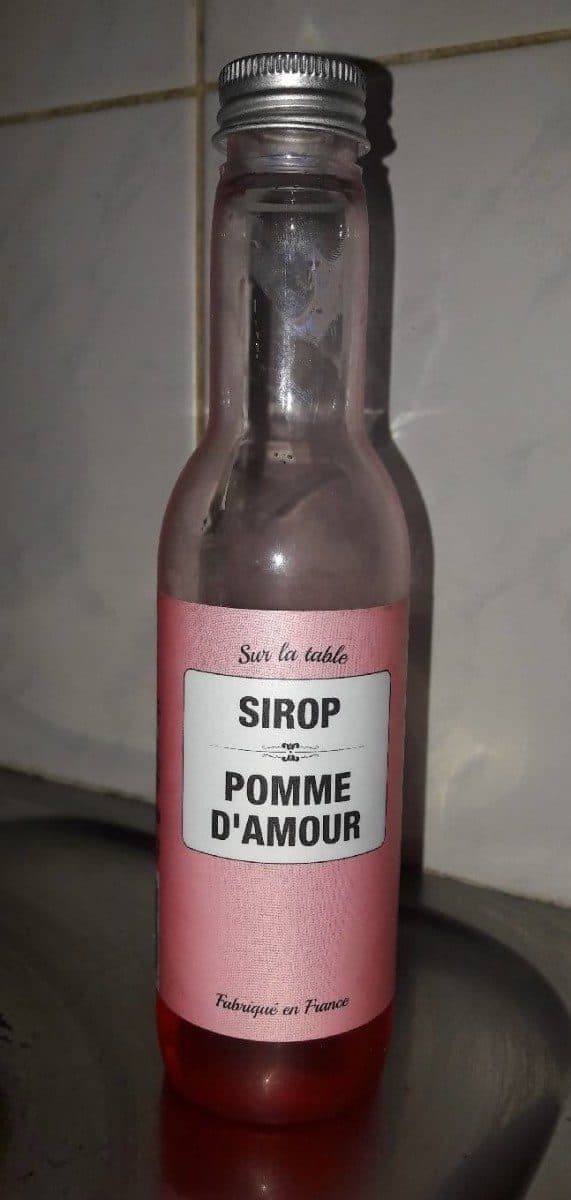 Open Food Facts Sirop pomme d'amour packshot