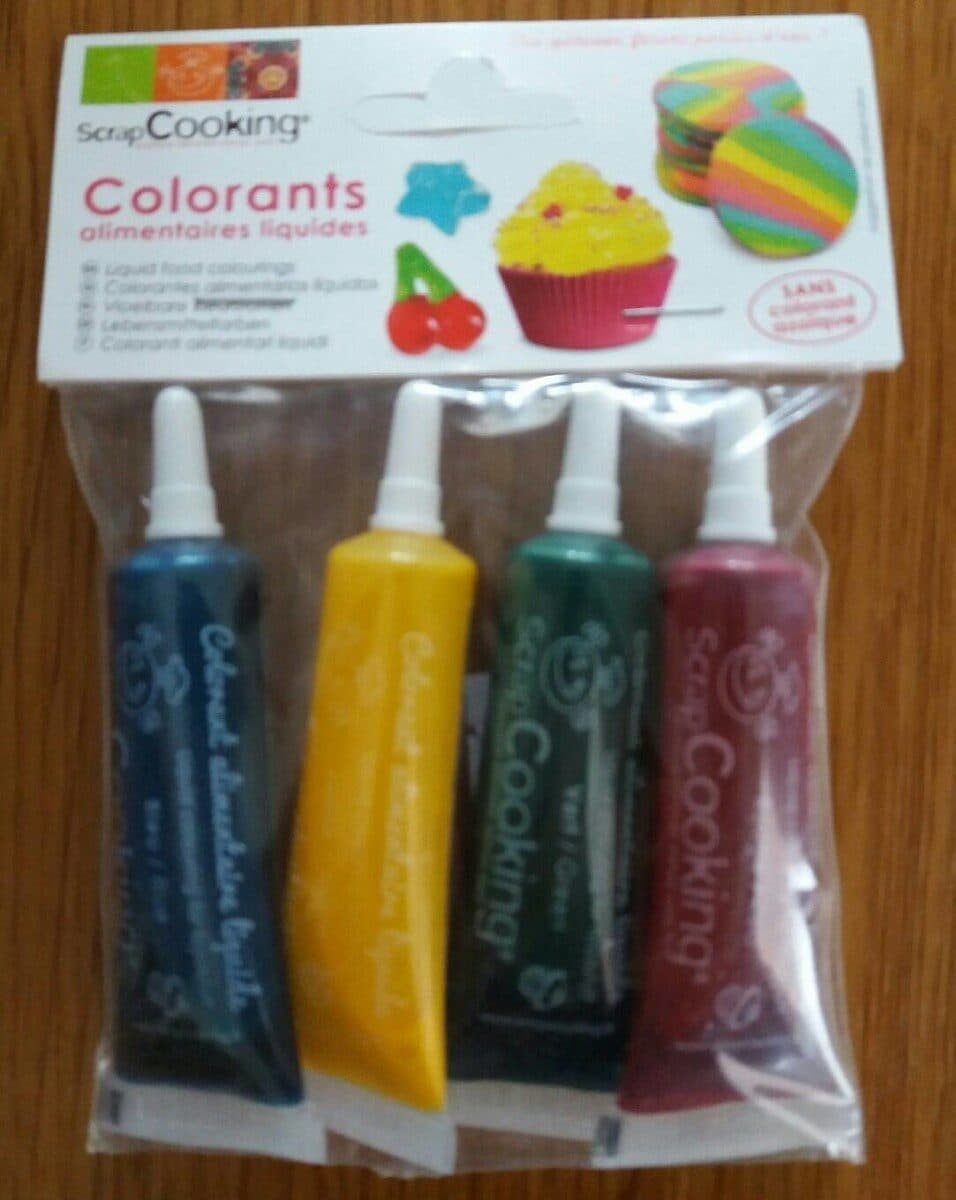 Open Food Facts Lot De 4 Colorants Alimentaires - Scrapcooking packshot