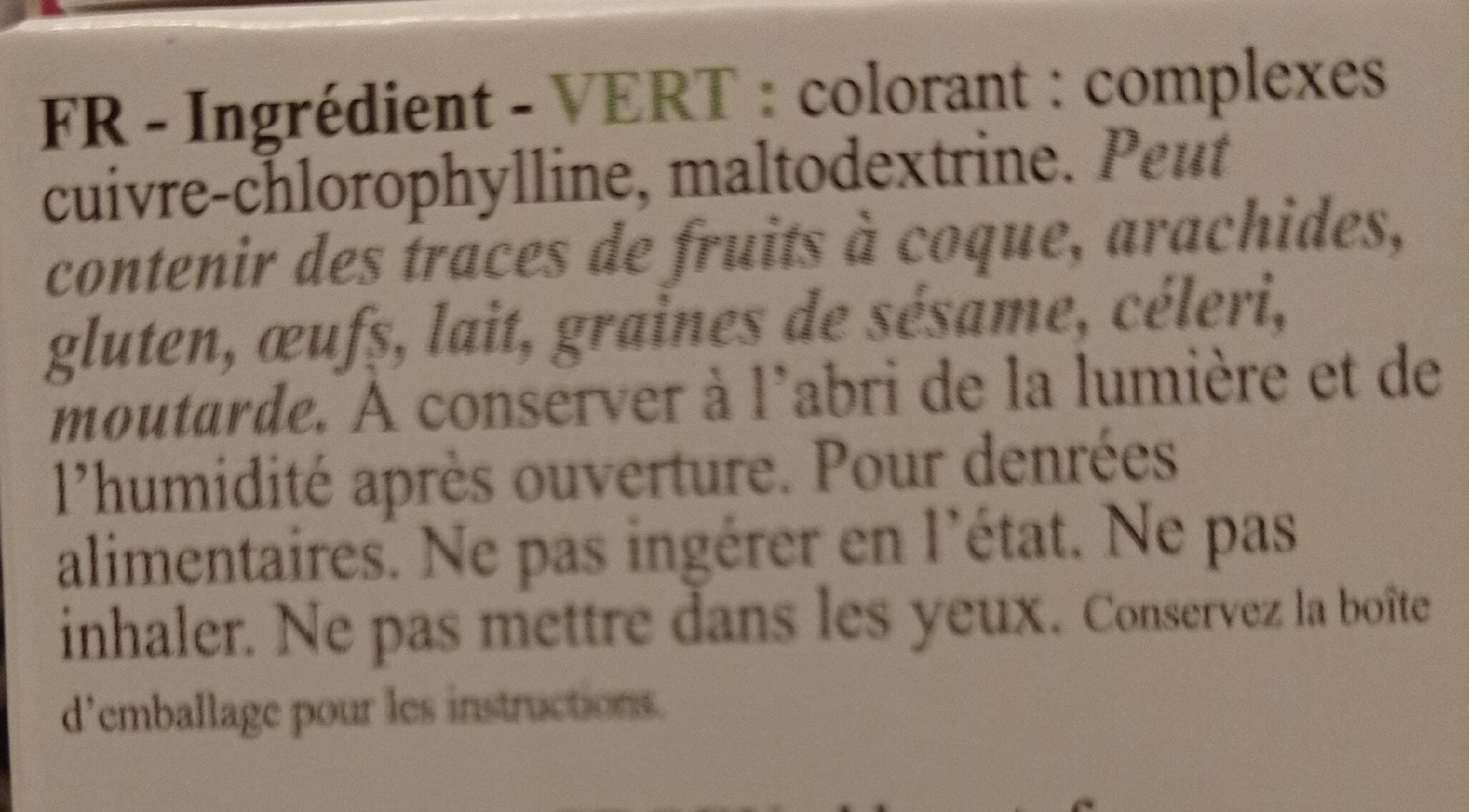 Scrapcooking Colorant Alimentaire D'origine Naturelle - Vert - Scrapcooking packshot