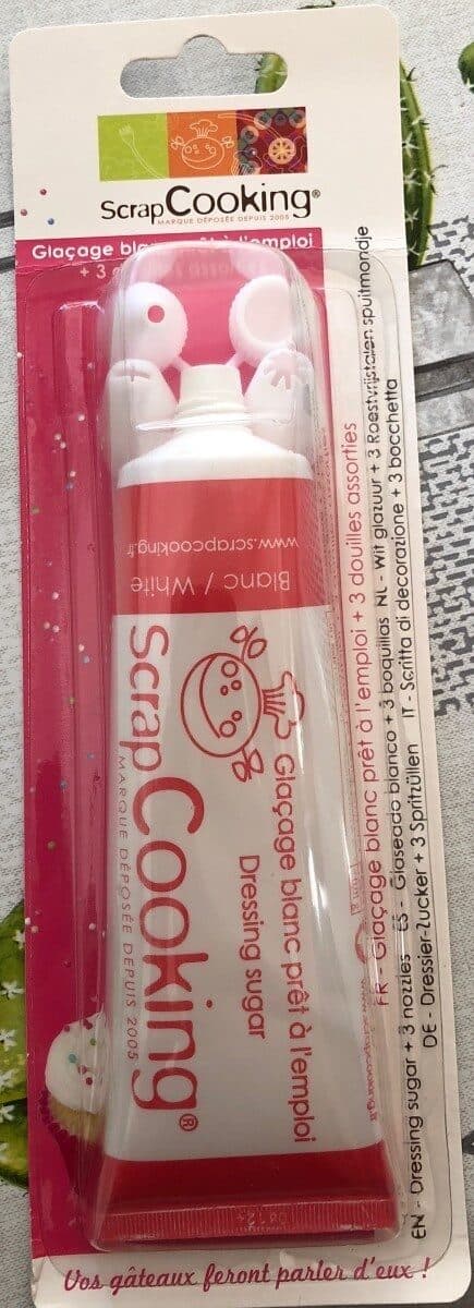 Scrapcooking Tube Glaçage Blanc - 100G - Scrapcooking packshot