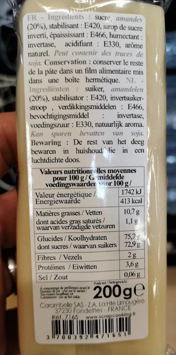 ScrapCooking Pâte d’amandes packshot