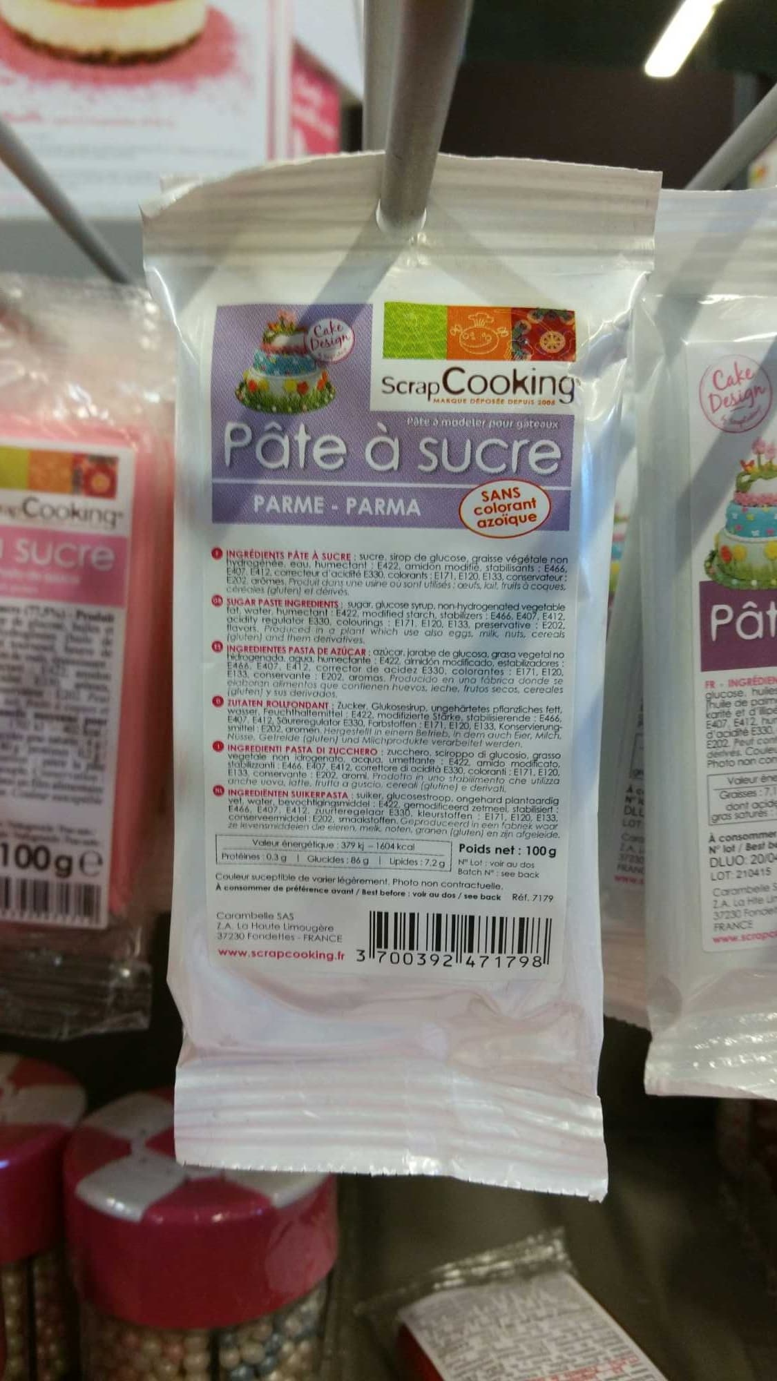 Scrapcooking Pâte à sucre packshot