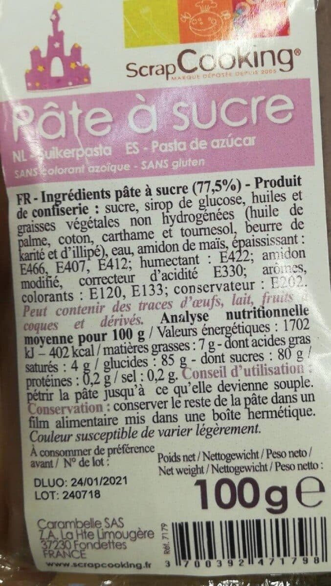Scrapcooking Pâte à sucre packshot