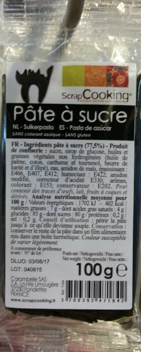 Scrapcooking Pâte à sucre packshot