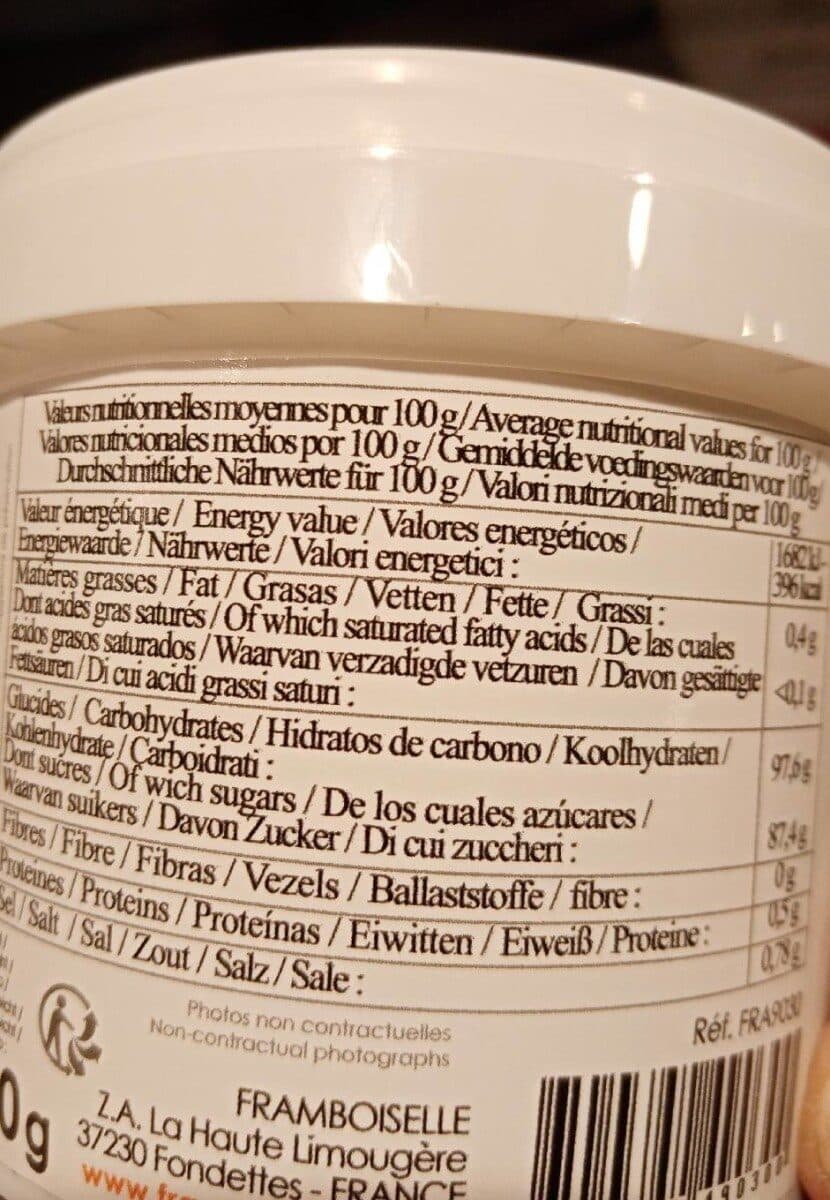 Framboiselle Glaçage miroir packshot