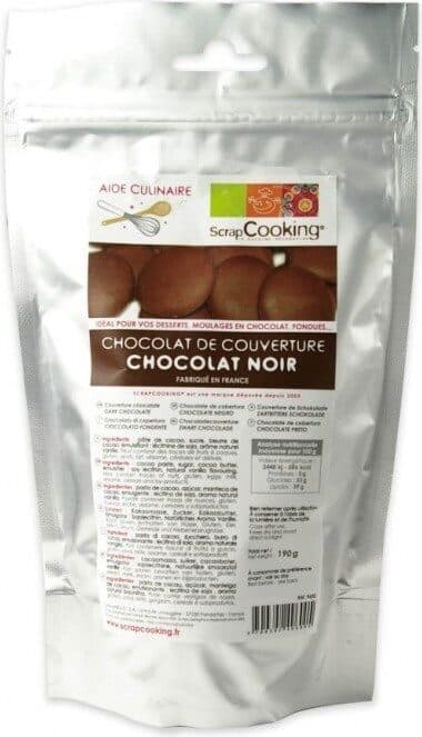 Scrapcooking Chocolat De Couverture - Noir - packshot
