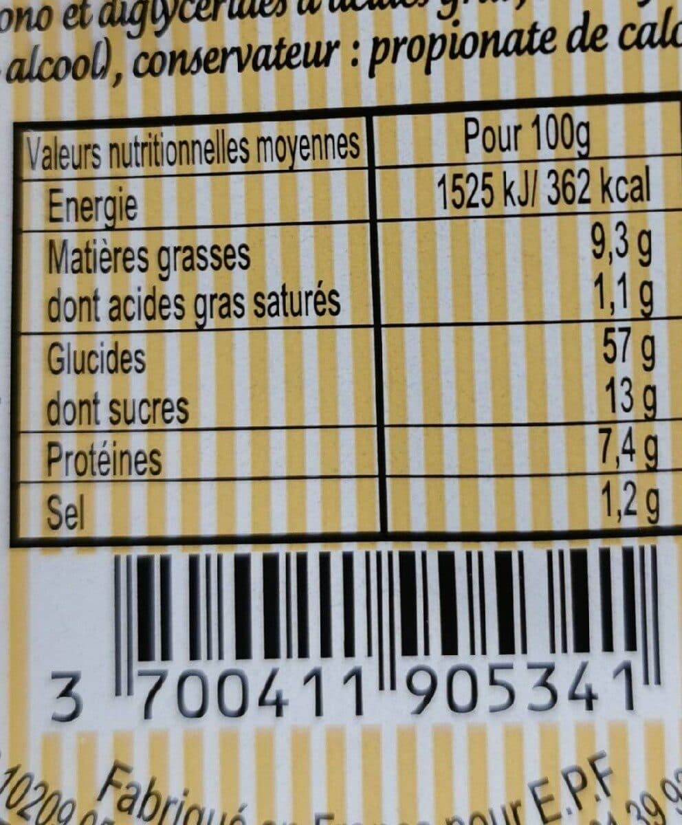 E.P.F. Brioche tressée à la main packshot